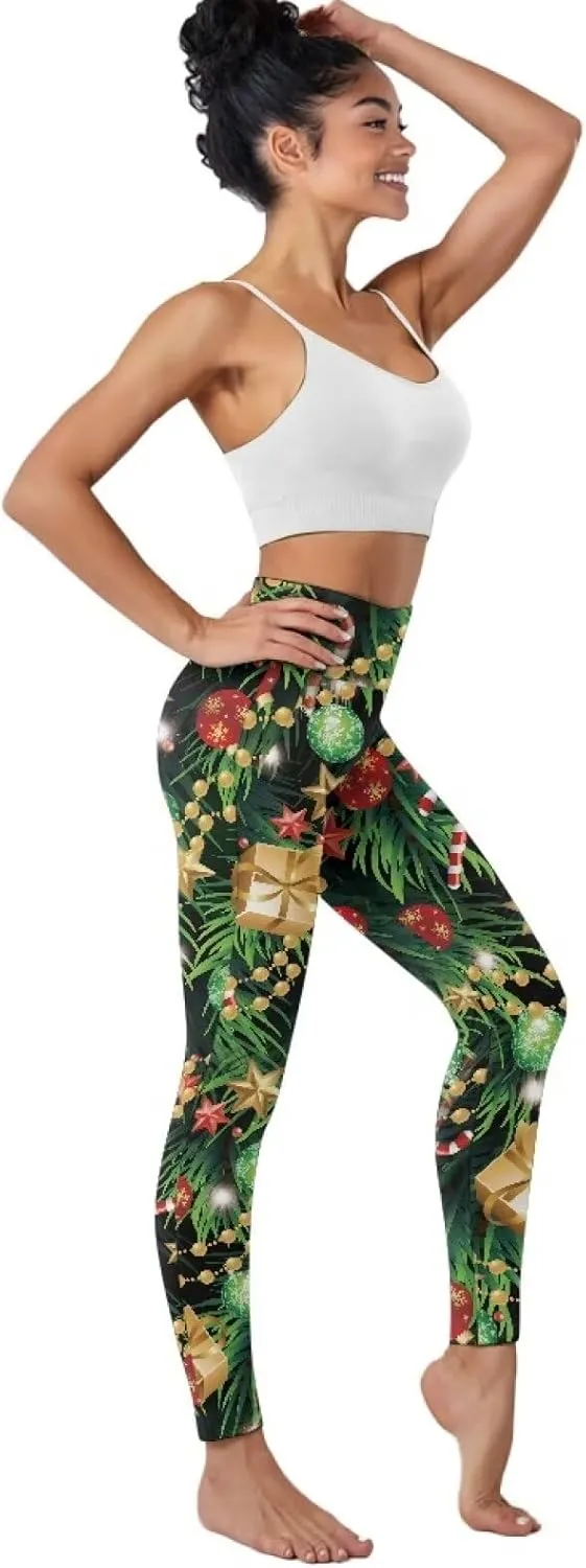 AFPANQZ Leggings with Pockets Women High Waisted Casual Butt Lift Leggings for Winter Fall Gym Yoga Fitness Workout Pants