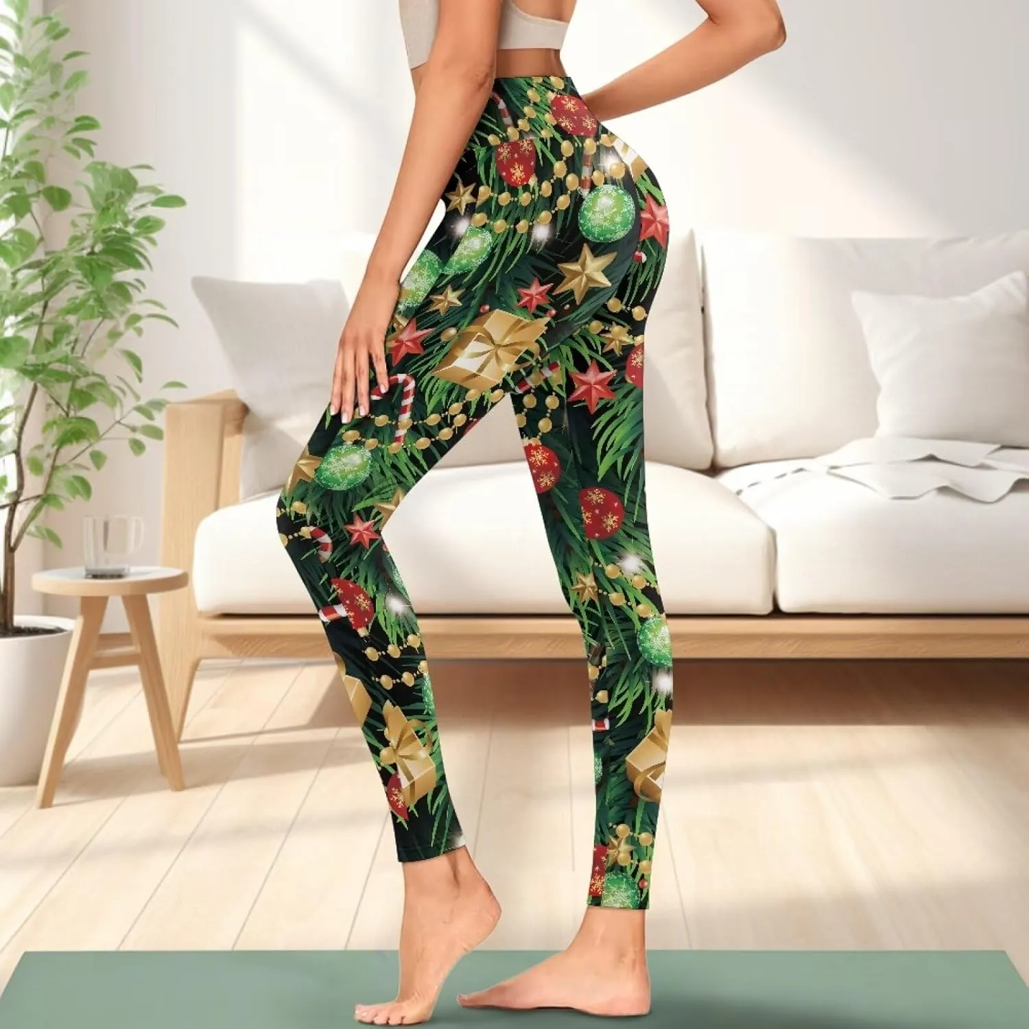 AFPANQZ Leggings with Pockets Women High Waisted Casual Butt Lift Leggings for Winter Fall Gym Yoga Fitness Workout Pants