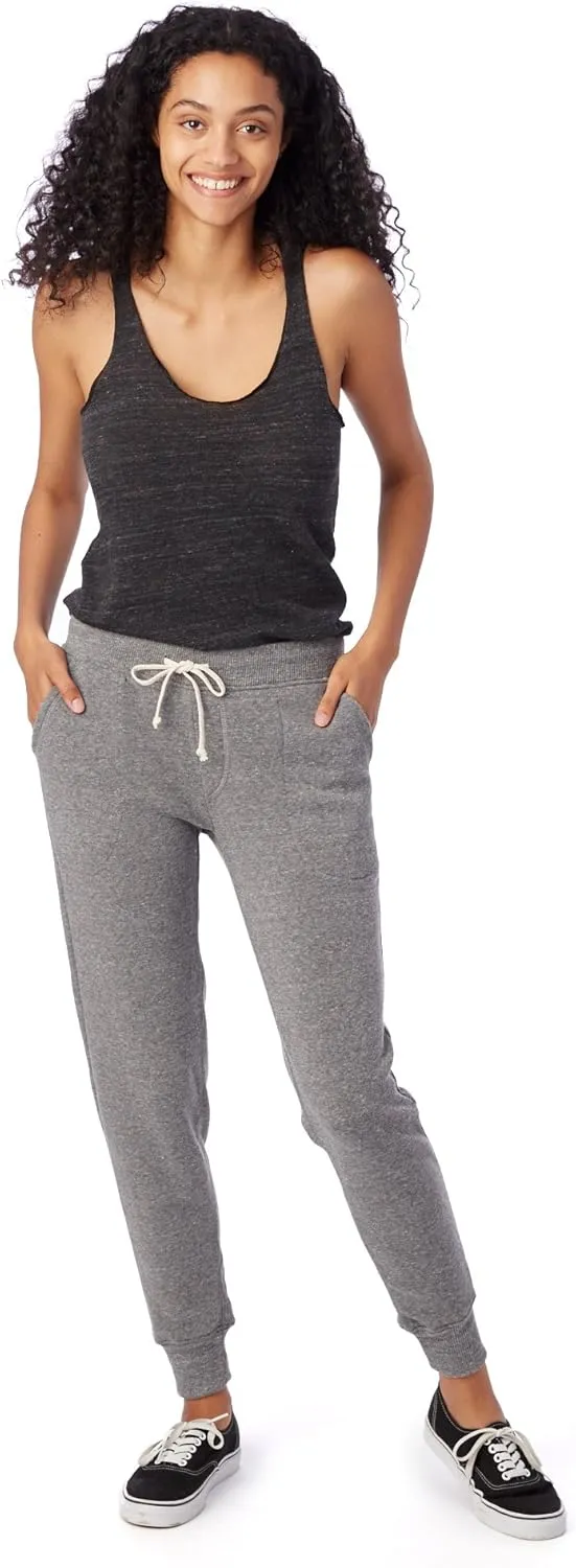 Alternative Women's Sweatpants, Eco-Fleece Tri Blend Jogger Pant