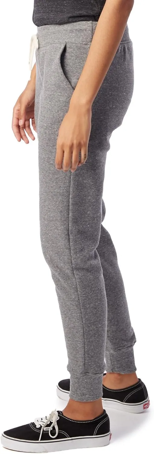Alternative Women's Sweatpants, Eco-Fleece Tri Blend Jogger Pant