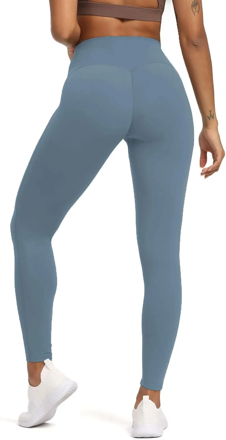 Aoxjox High Waisted Workout Leggings for Women Tummy Control High Rise Scrunch Buttery Soft Scarlett Yoga Pants