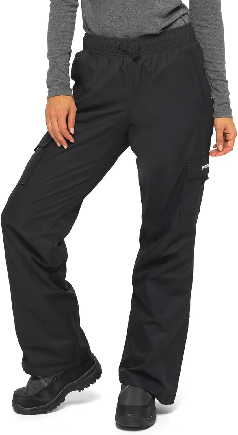Arctix Women's Lumi Pull Over Fleece Lined Cargo Snow Pants