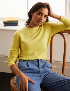 Cashmere Crew Neck Jumper-Pineapple