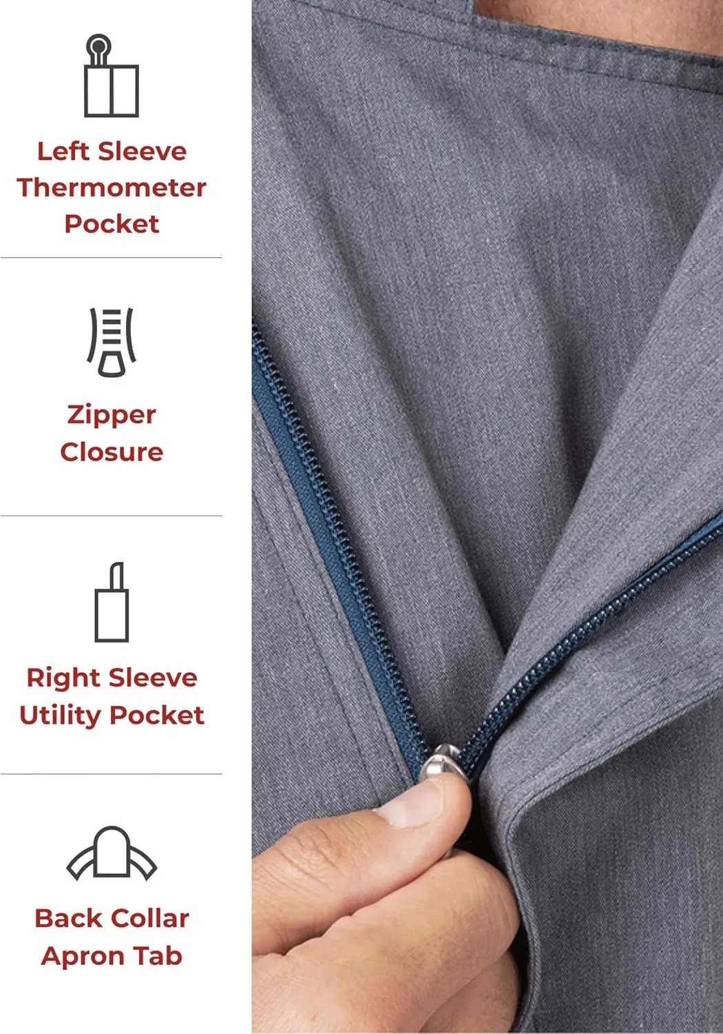Chef Works Men's Springfield Chef Coat