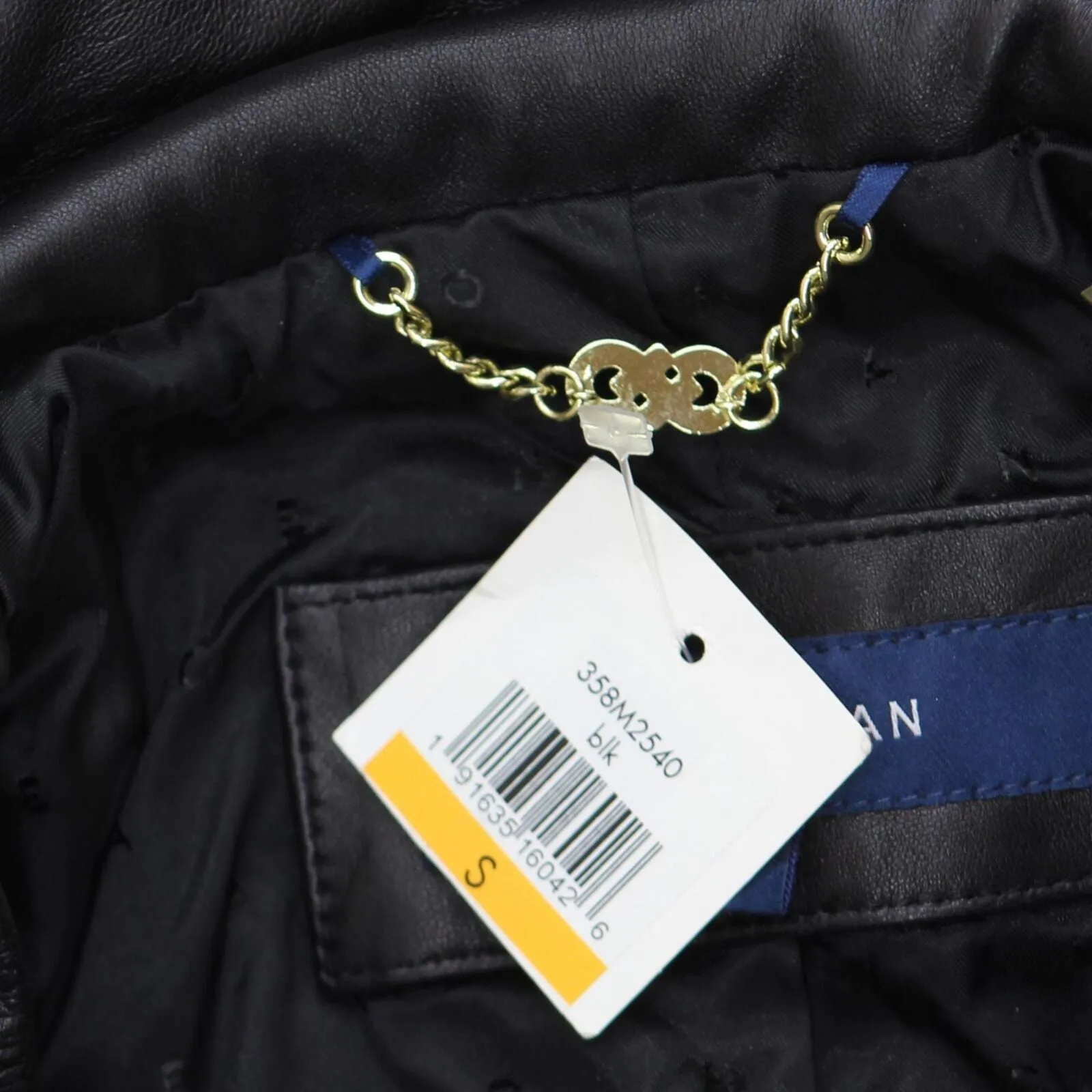 Cole Haan Womens Zip Snap Front Leather Moto Jacket 1677d3edbac498 Black S