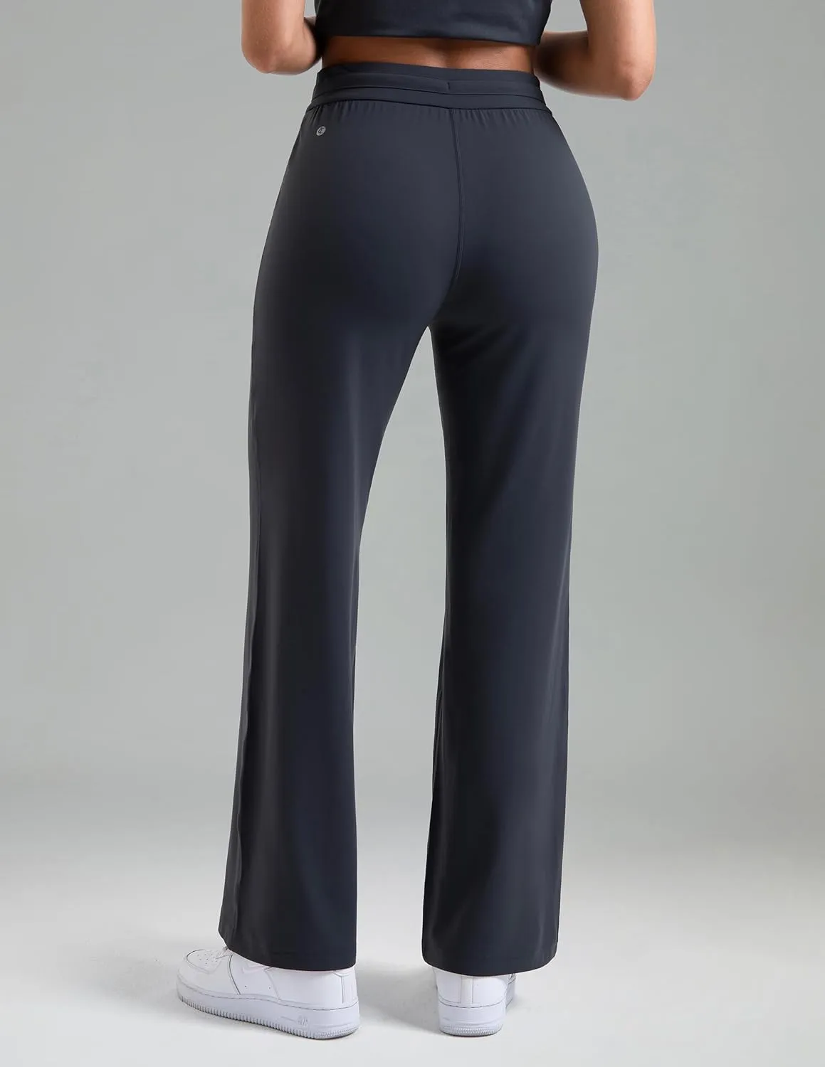 Colorfulkoala Dreamlux Wide Leg Sweatpants Women Lounge Flared Jogger Pants Baggy Sweatpants with Pockets