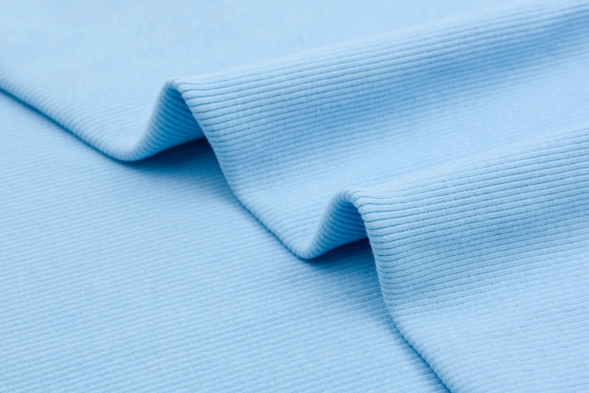 Cotton Spandex French Terry   Matching Rib Fabric (Sold Separately)