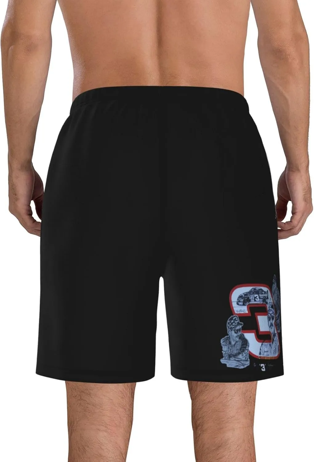 Da-le-Earnhardt-Sr-Car-3 Men's Swim Trunks Board Shorts Outdoor Beach Surfing