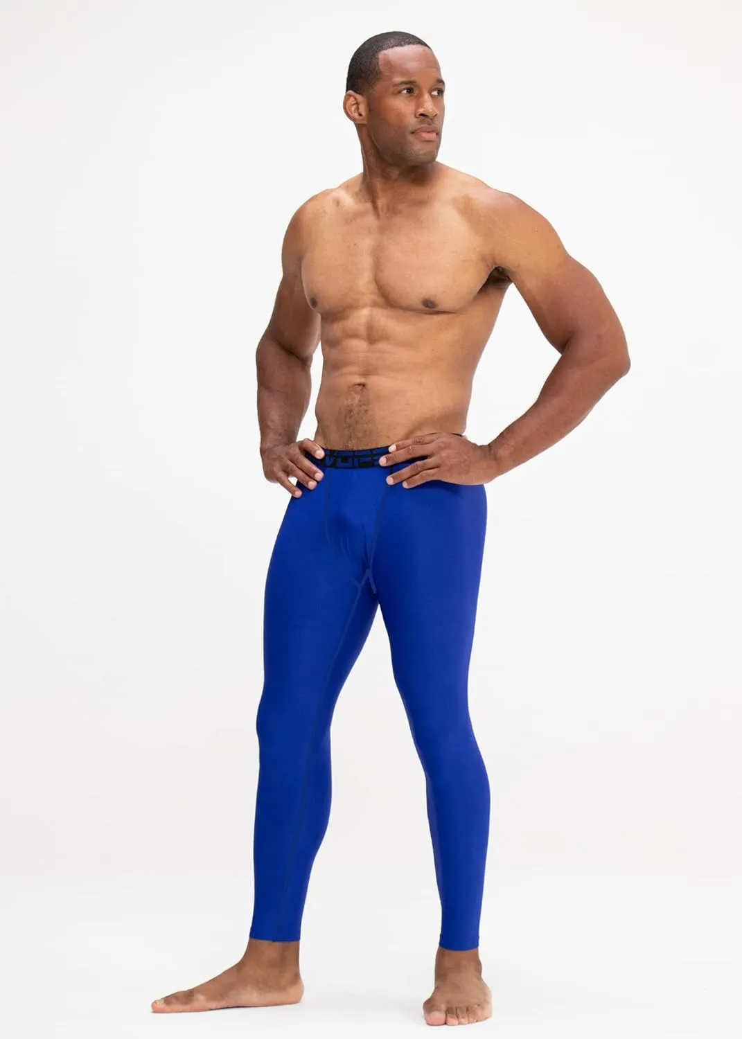 DEVOPS 2 or 3 Pack Men's Compression Pants Athletic Leggings with Pocket/Non-Pocket