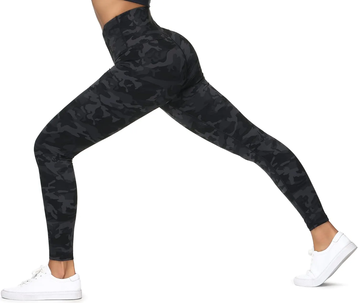 Dragon Fit Compression Yoga Pants with Inner Pockets in High Waist Athletic Pants Tummy Control Stretch Workout Yoga Legging