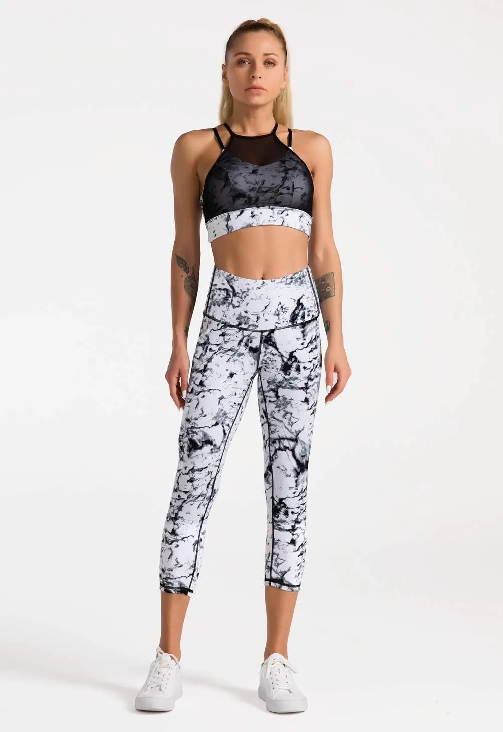 Dragon Fit Compression Yoga Pants with Inner Pockets in High Waist Athletic Pants Tummy Control Stretch Workout Yoga Legging