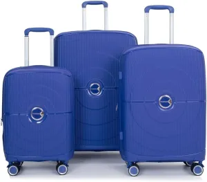 Expandable Hardshell Suitcase Double Spinner Wheels PP Luggage Sets Lightweight Durable Suitcase with TSA Lock,3-Piece Set (20/24/28)