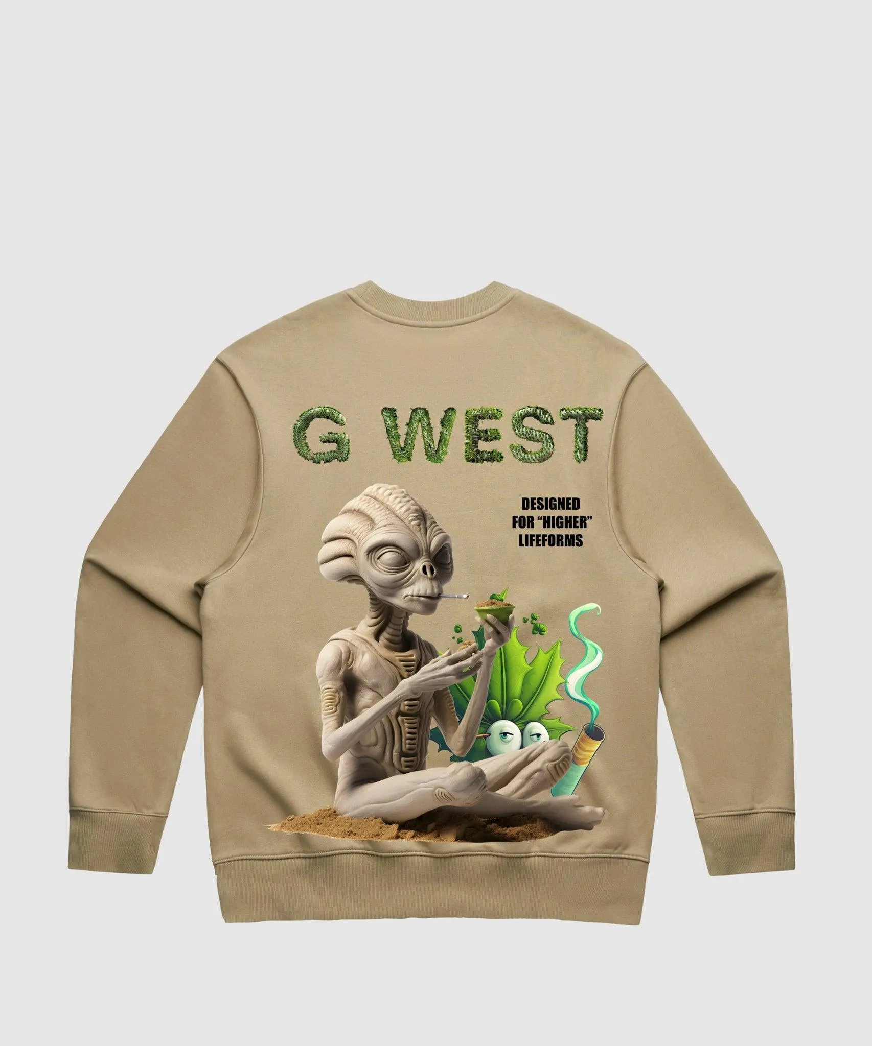 G West Higher Lifefrom Heavy Premium Crewneck - 6 Colors