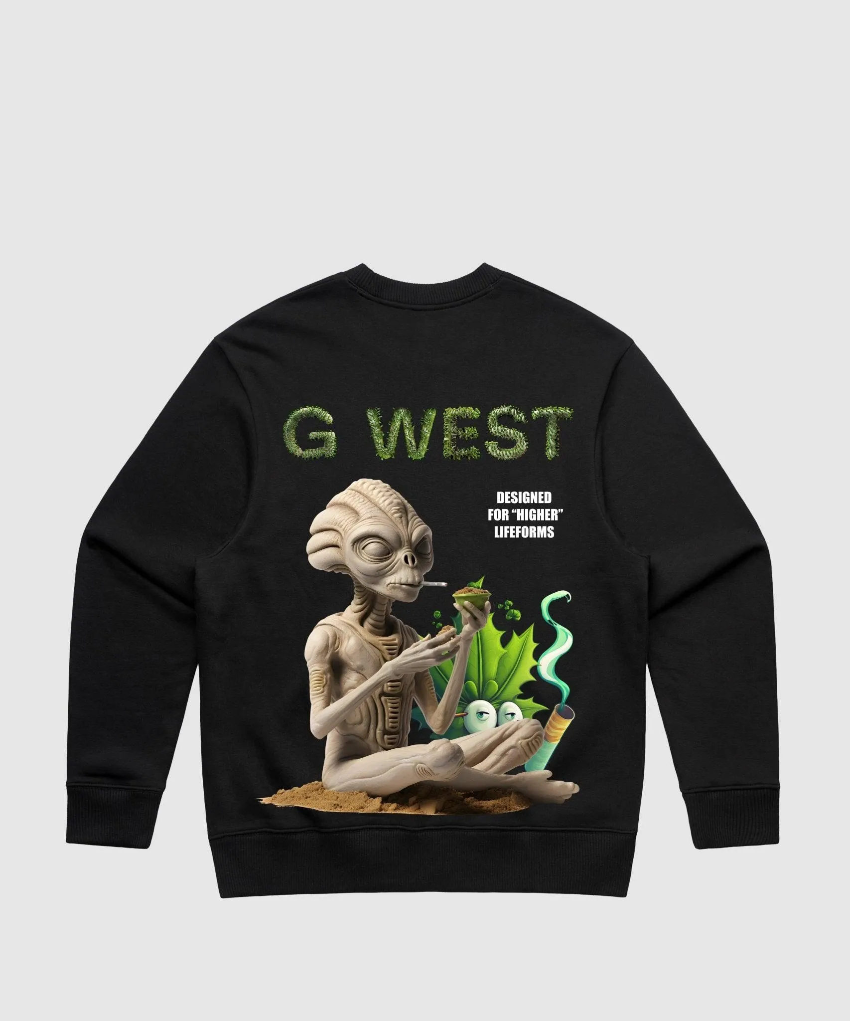 G West Higher Lifefrom Heavy Premium Crewneck - 6 Colors