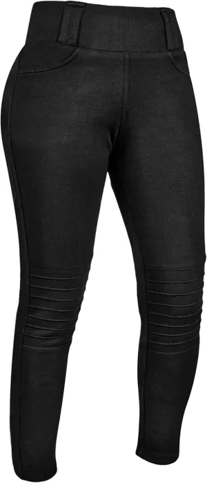 GREAT BIKERS GEAR - Women Motorcycle Leggings Riding Ladies Pants Protective Cargo Motorbike with Free Ce Protectos Armored