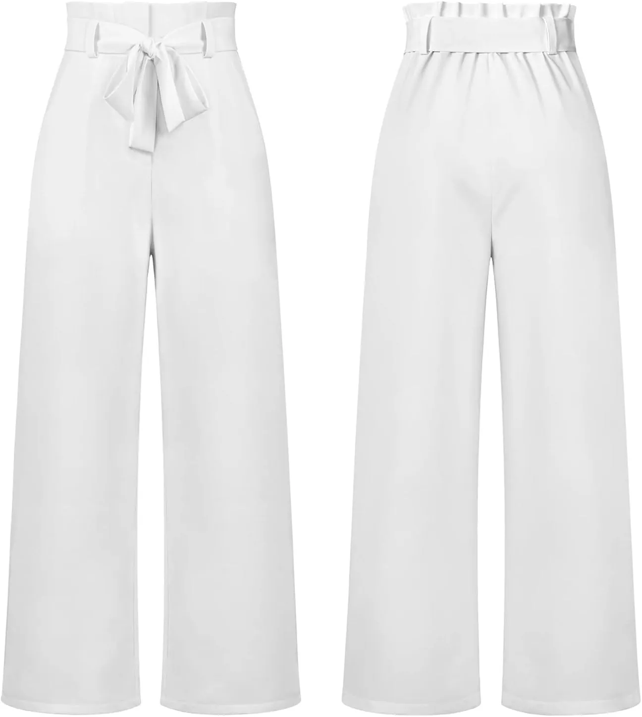 GUOLEZEEV High Waist Wide Leg Pants for Women Business Casual Outfits Dress Pants