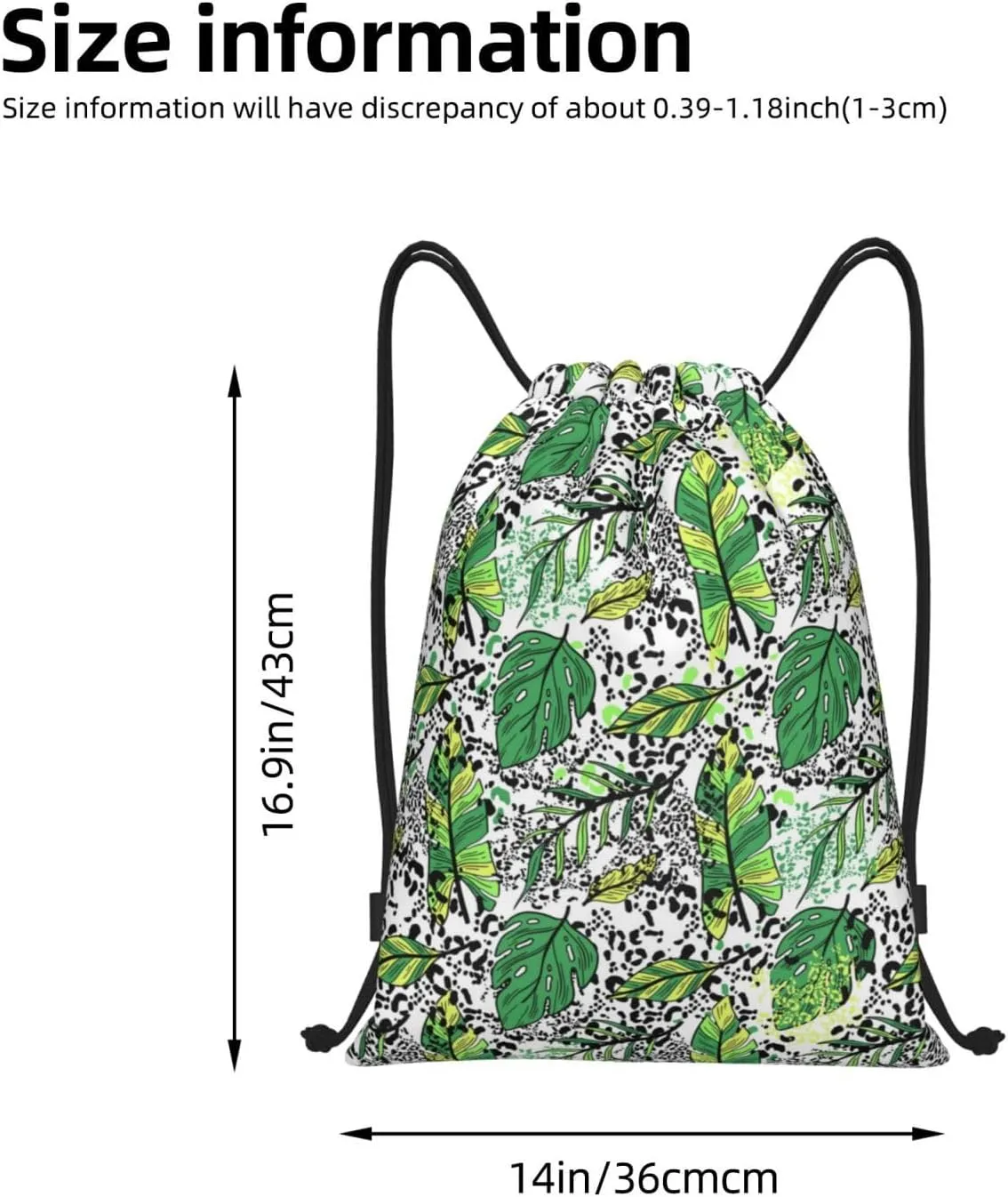 Hawaiian Flower Drawstring Backpack,Hawaii Floral Drawstring Bag Cute Beach Sack Bags For Gym Shopping Sport Yoga