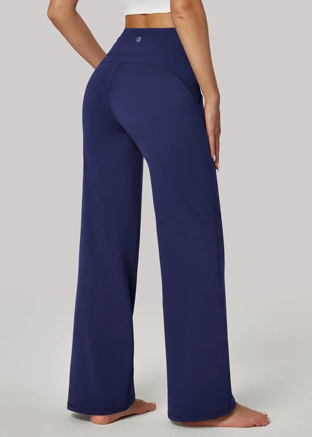 IUGA Wide Leg Yoga Pants for Women Sweatpants with Pockets Yoga Pants Flare Lounge Pants Loose High Waist Comfy Workout Dance
