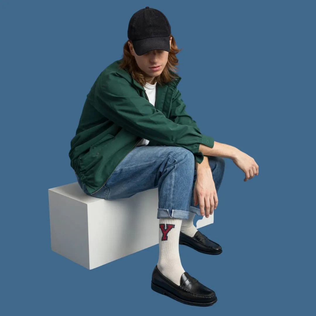 Jake Letter Socks (Ivoire)