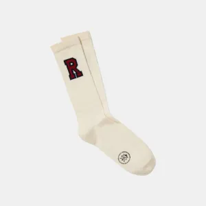 Jake Letter Socks (Ivoire)