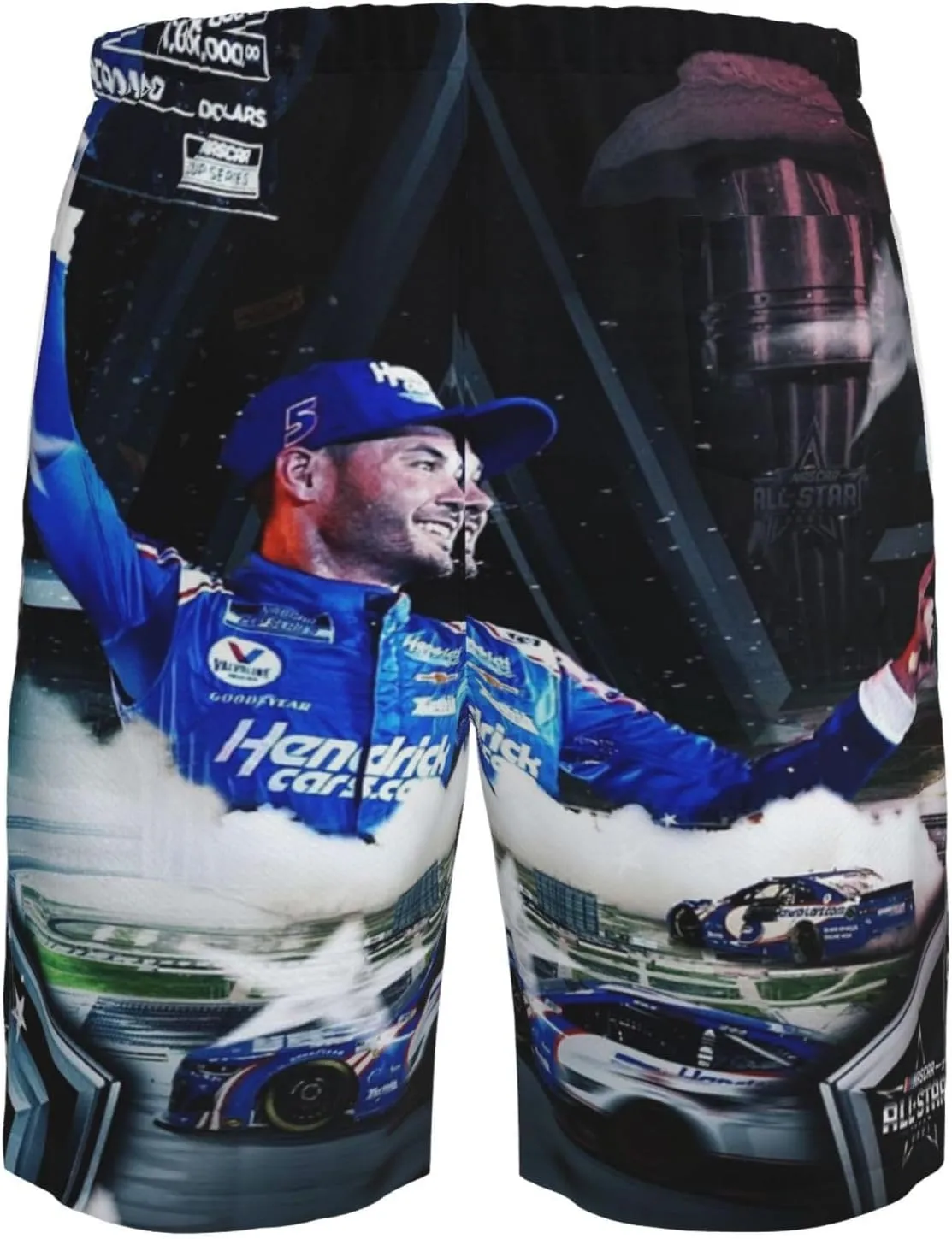 Kyle-Larson-Car-5 Men's Swim Trunks Board Shorts Outdoor Beach Surfing