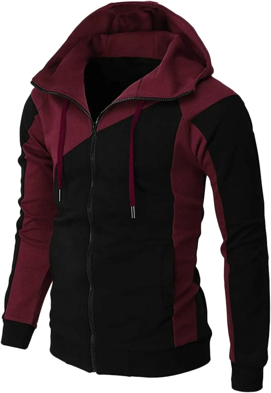 LCMTWX Men Hoodies Casual Hoodies for Men Solid Hooded Sweater Top Pullover Hooded Sweatshirt for Men Pullover Hooded