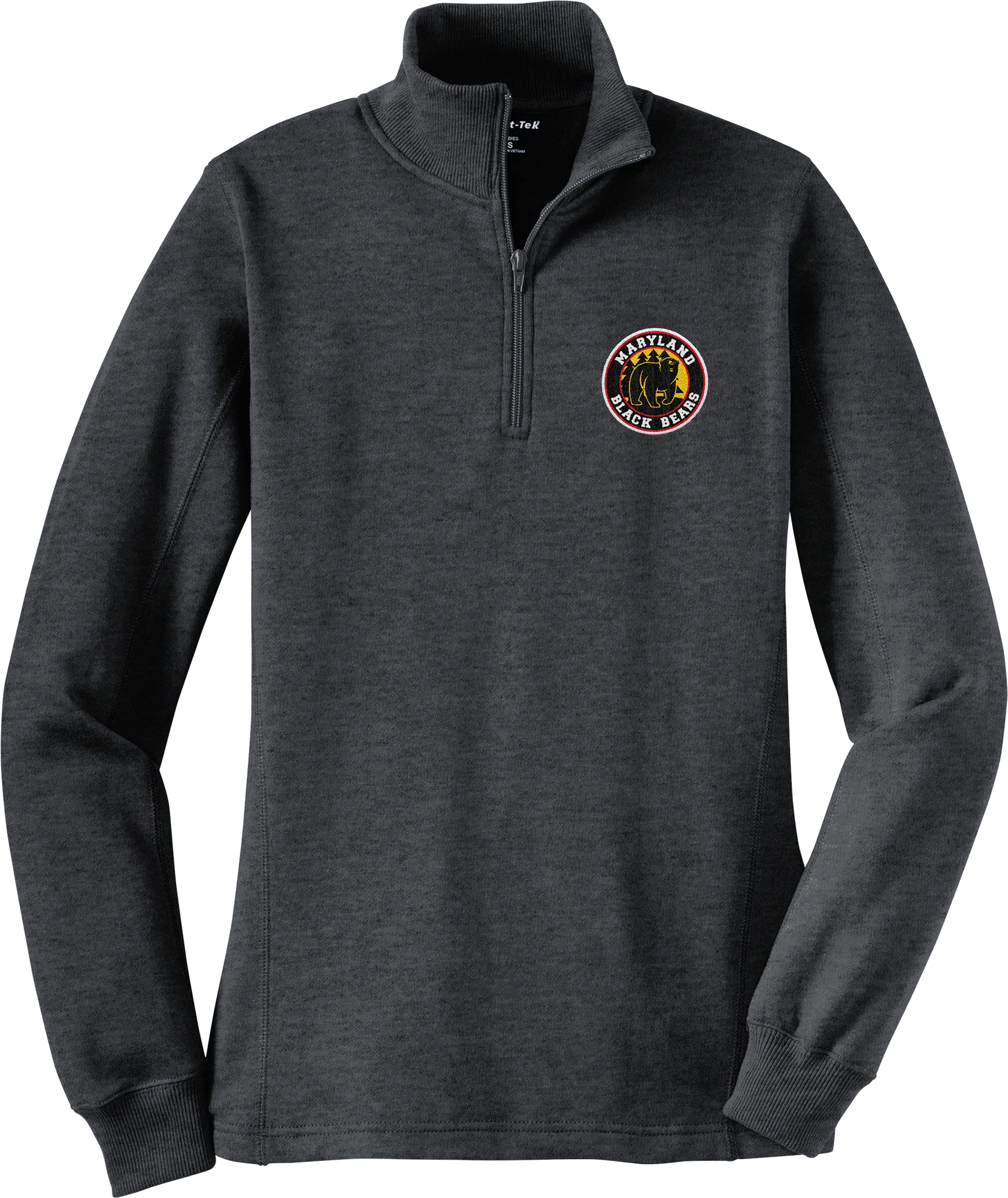 Maryland Black Bears Ladies 1/4-Zip Sweatshirt