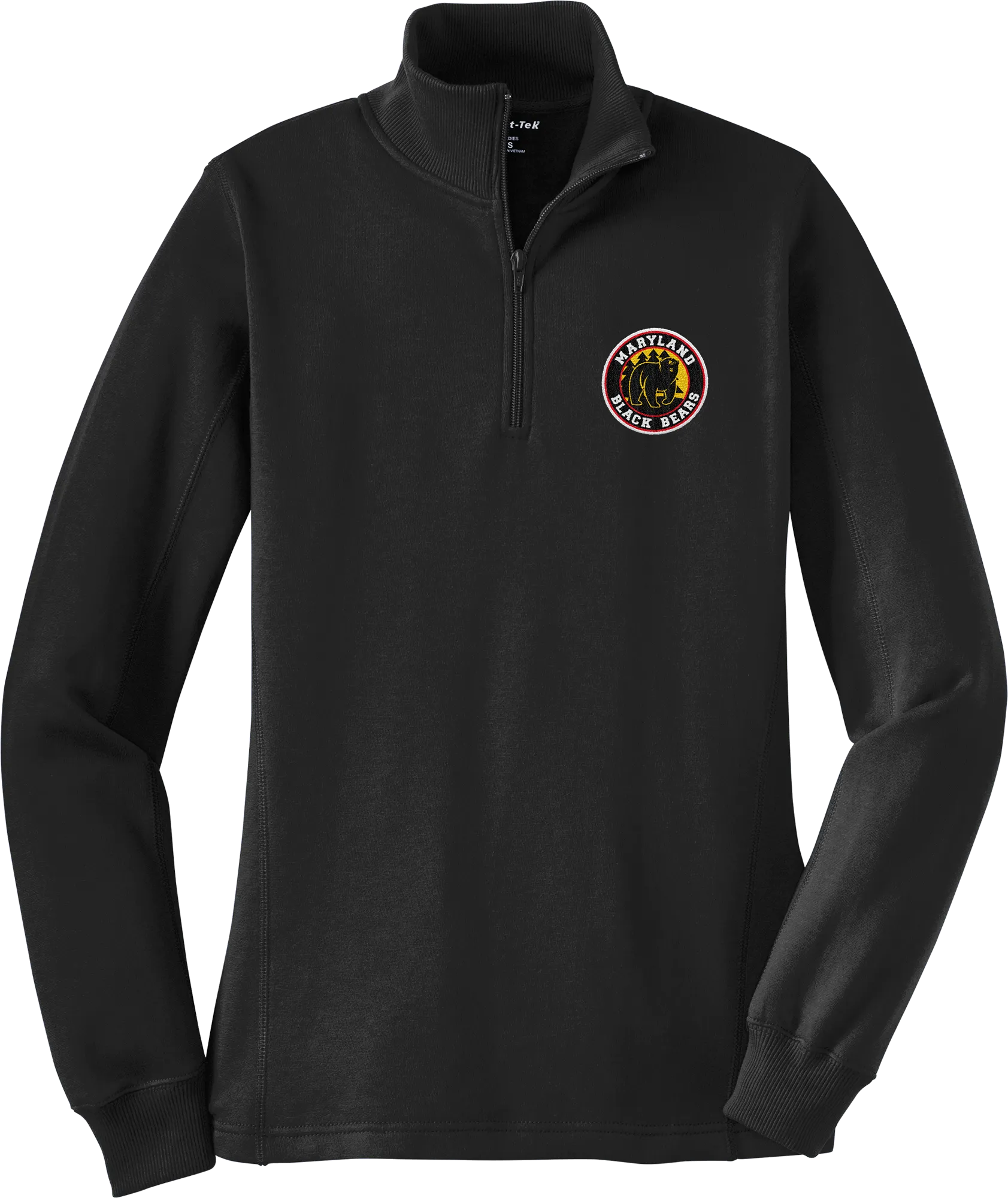 Maryland Black Bears Ladies 1/4-Zip Sweatshirt