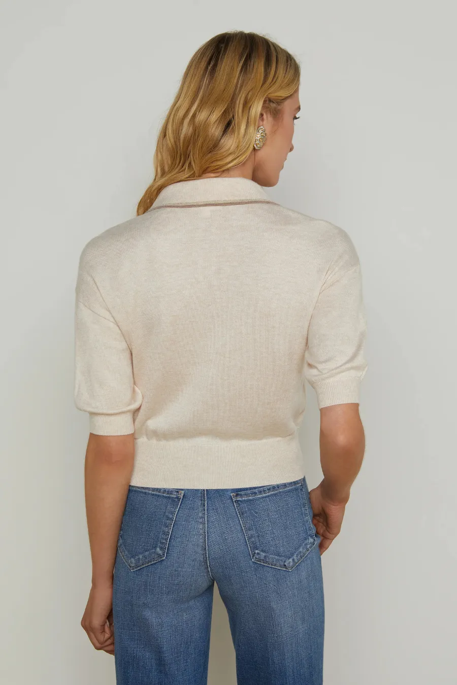 Masaki Sweater Parchment / Cappuccino Gold