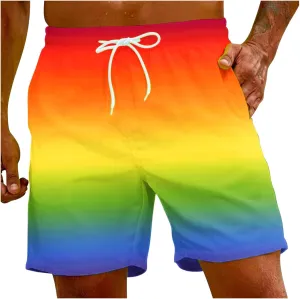 Men Shorts Colors Sweat Absorbent Breathable Beach Pants Leisure Shorts Men Swim Shorts Quick Dry Shorts para