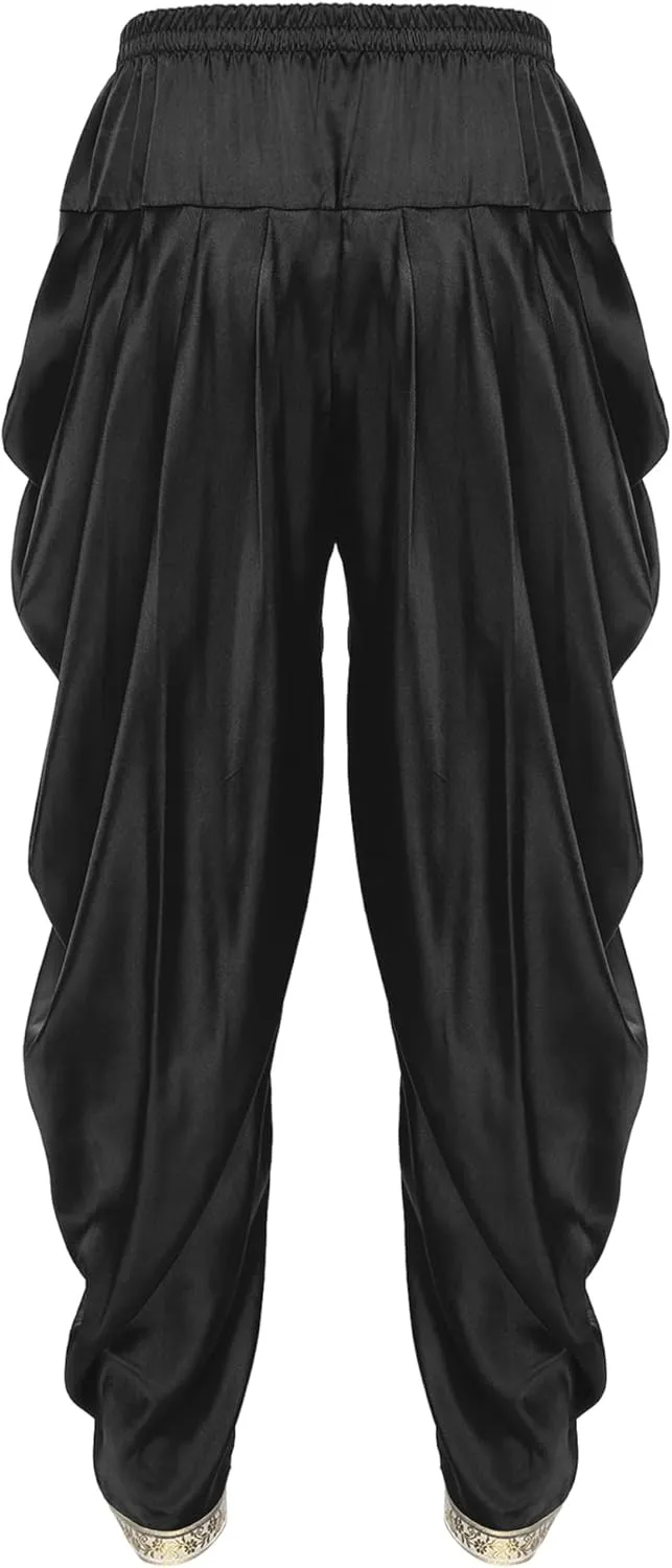 Men's Casual Harem Pants Palazzo Trousers Tribal Arabic Halloween Cosplay Pants Hippie Trousers