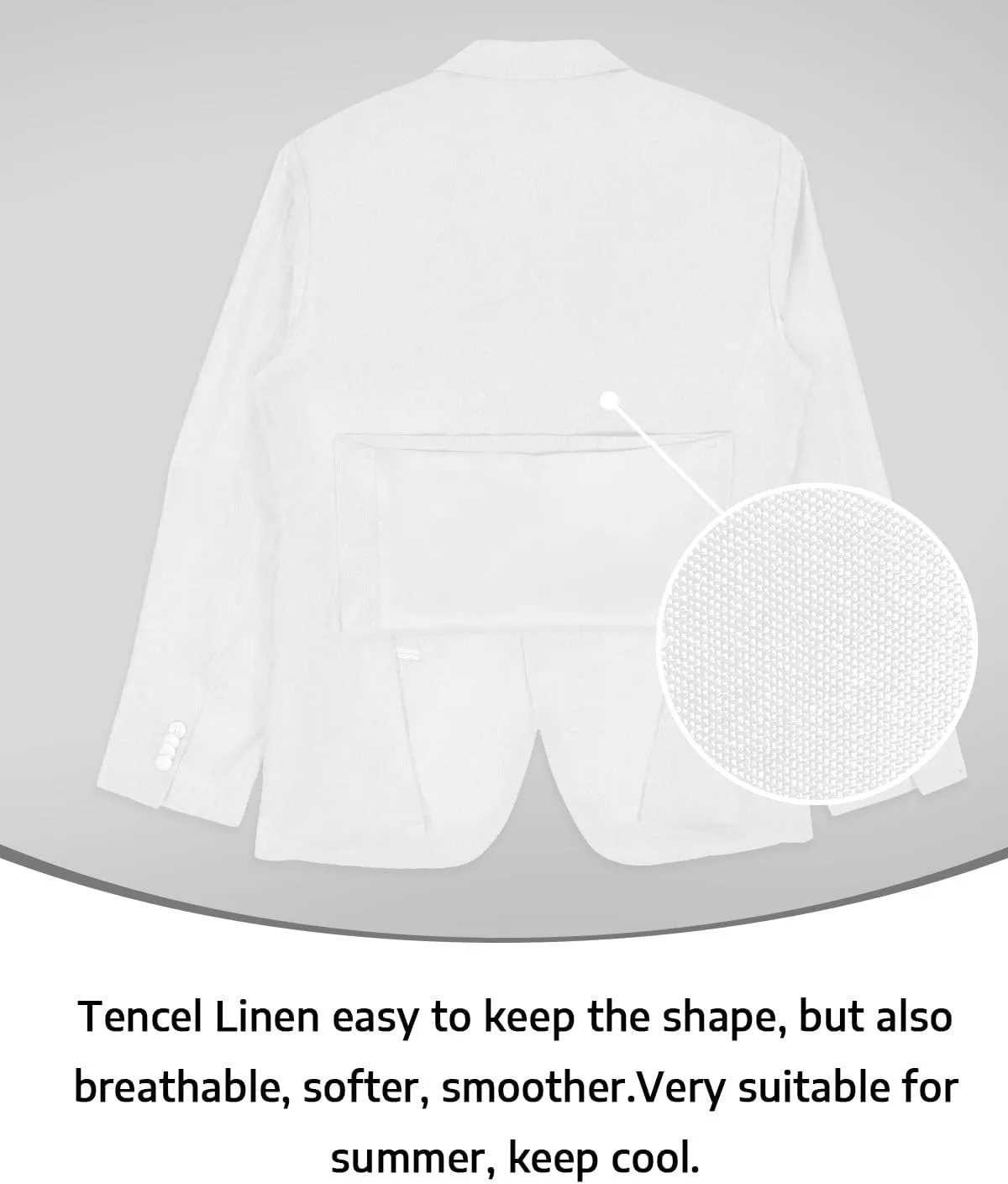Men's Suit Tencel Linen Two Piece Slim Fit Summer Grooms Wedding Prom Dress Tuxedo Suits for Men Blazer Pants Set