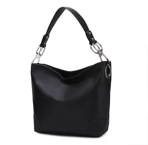 MKF Collection Hobo Purses for Women,Vegan Leather Handbag Slouchy Womens Shoulder bag  Fashion Top Handle Pocketbook