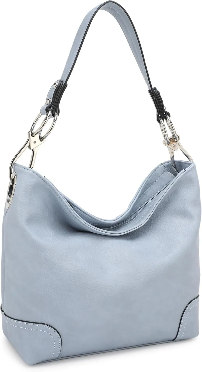 MKF Collection Hobo Purses for Women,Vegan Leather Handbag Slouchy Womens Shoulder bag  Fashion Top Handle Pocketbook