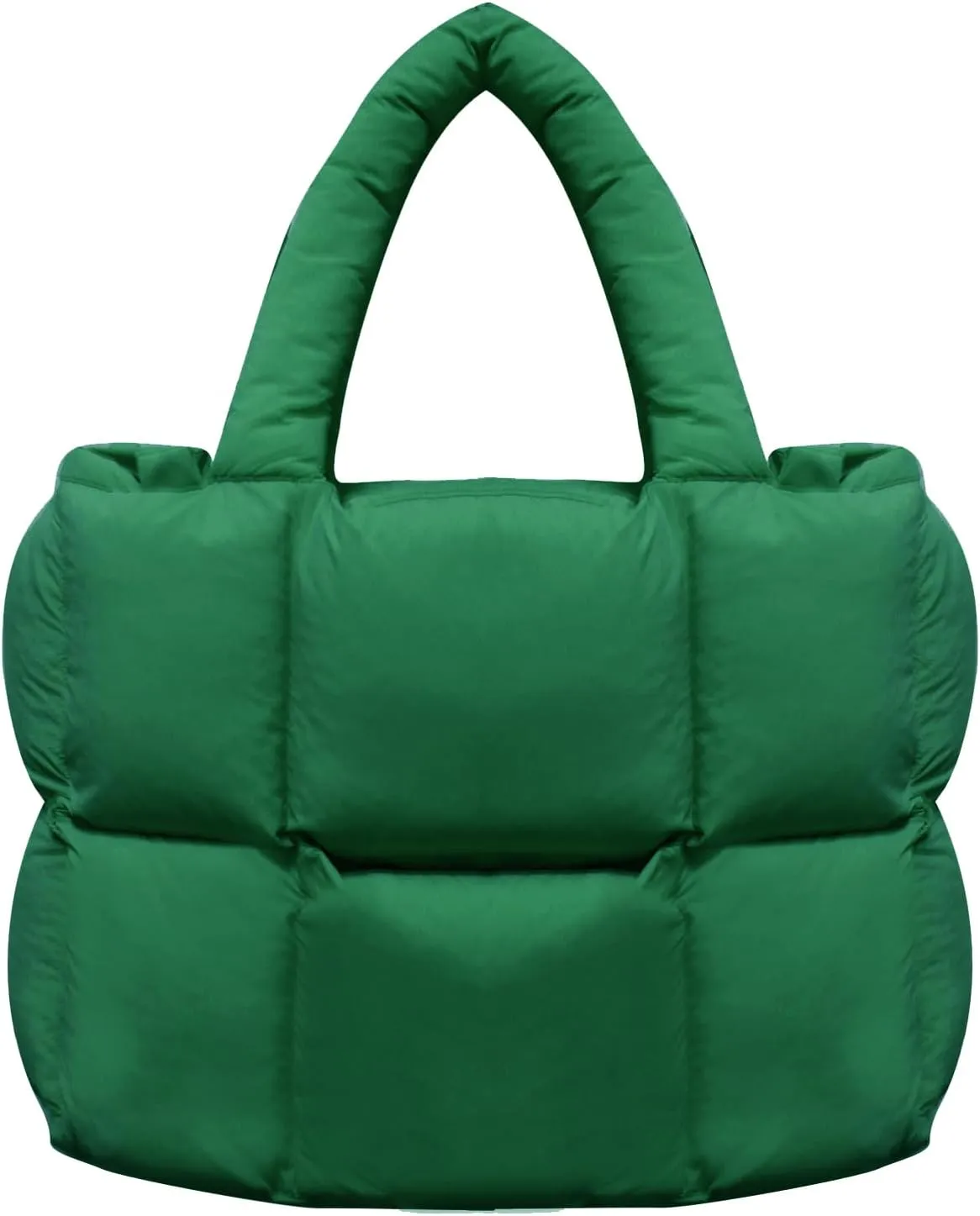 NAARIIAN Puffer Tote Bag for Women, Lightweight Quilted Puffy Shoulder Handbag with Adjustable Shoulder Strap