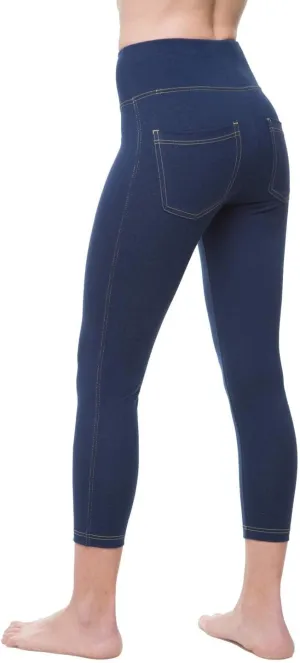 Nirlon Women's Jeggings High Waist Tummy Control Jean Leggings with Pockets for Women