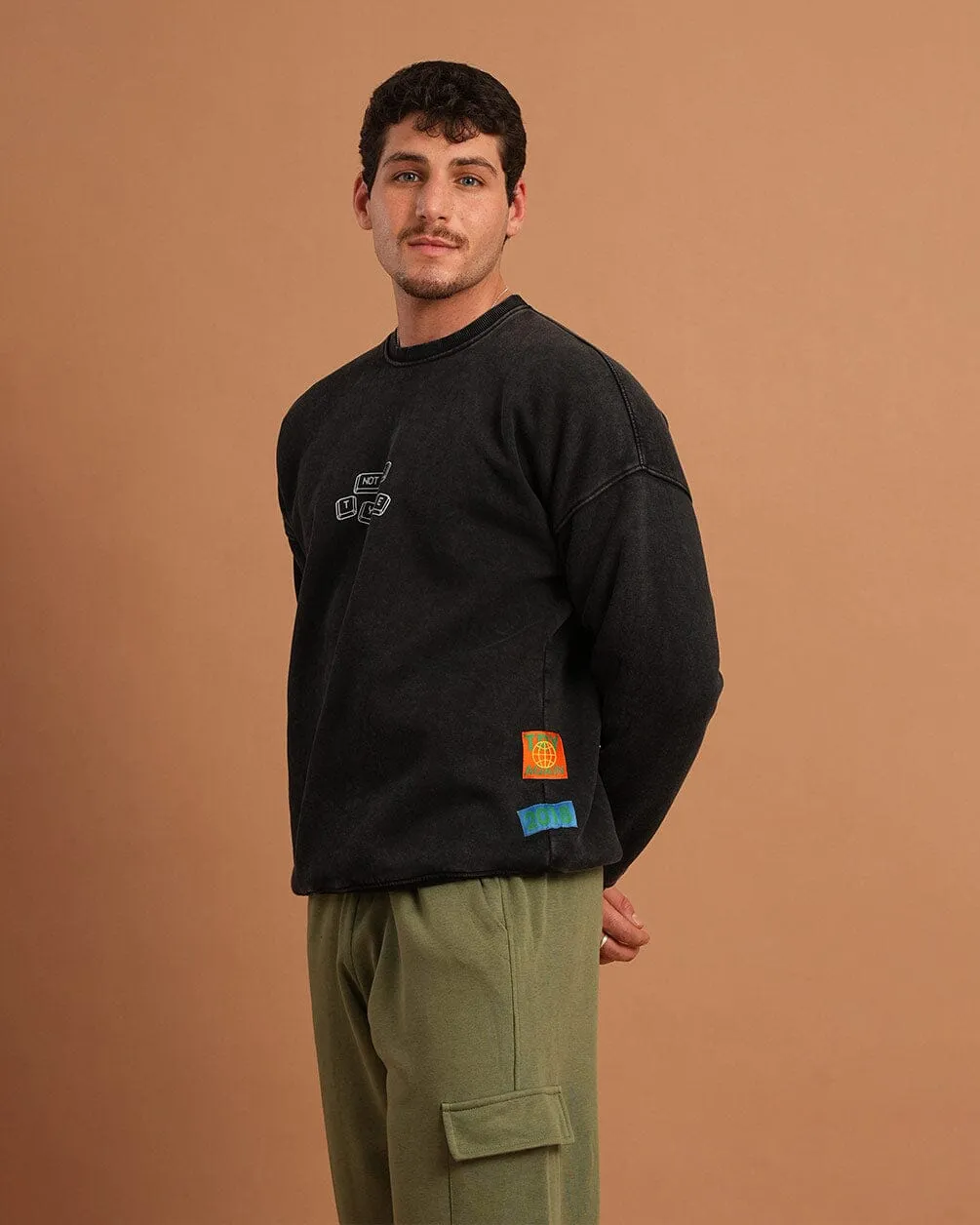Not My Type Washed Crewneck
