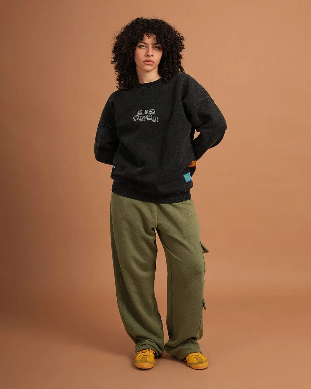 Not My Type Washed Crewneck