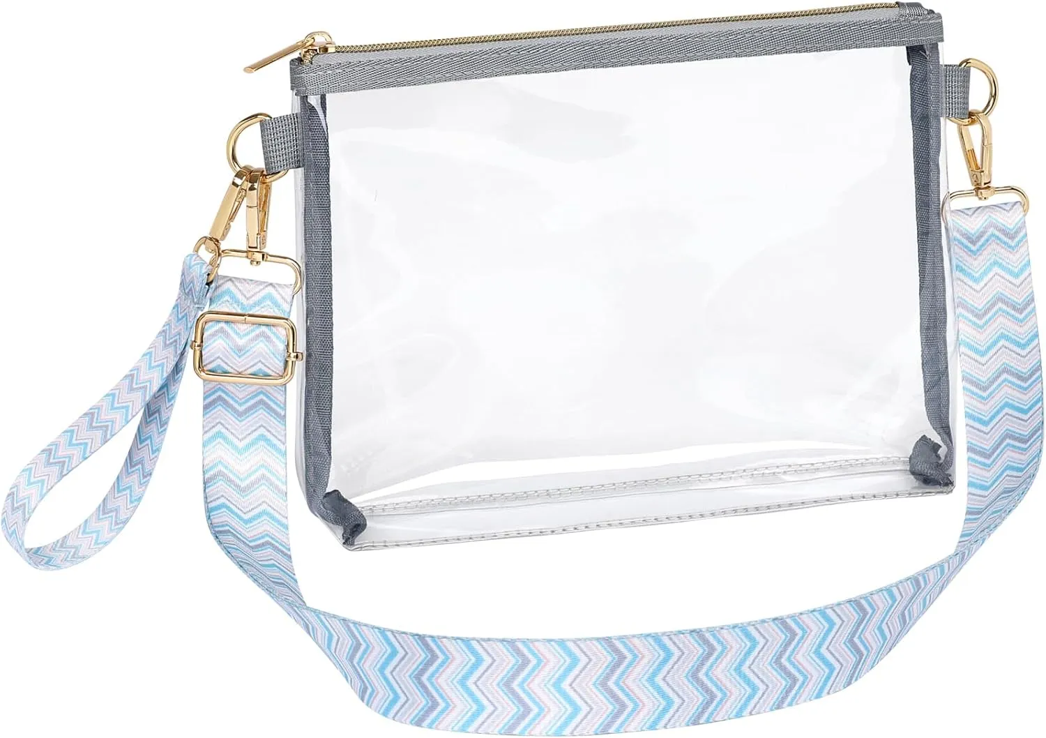 PACKISM Clear Bag for Stadium Events - Clear Purses for Women Stadium Crossbody, Concert Bag for Sports & Festival