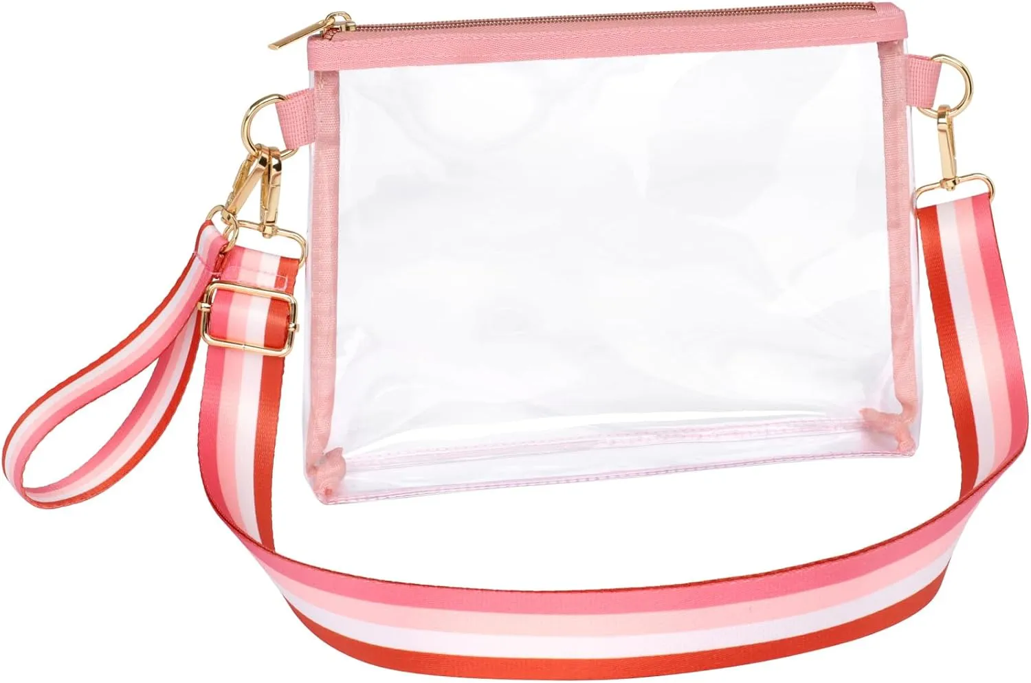 PACKISM Clear Bag for Stadium Events - Clear Purses for Women Stadium Crossbody, Concert Bag for Sports & Festival