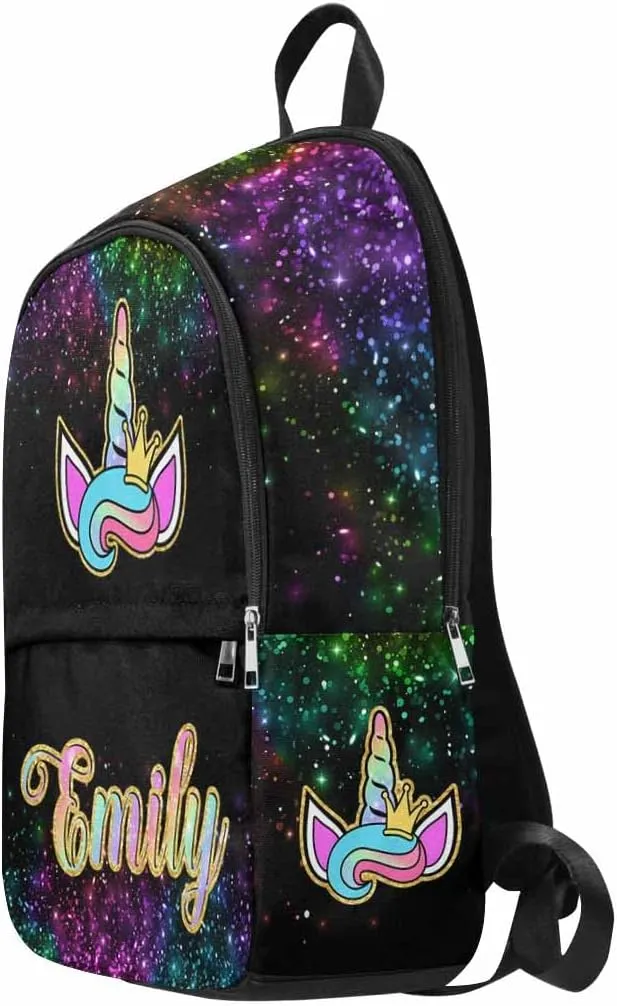 Personalized Diaper Bag Backpack with Name Custom Daypack for Mom Girl Gifts