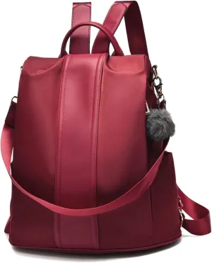 PINCNEL Women Backpack Purse Waterproof Nylon Anti-theft Rucksack Lightweight Shoulder Bag