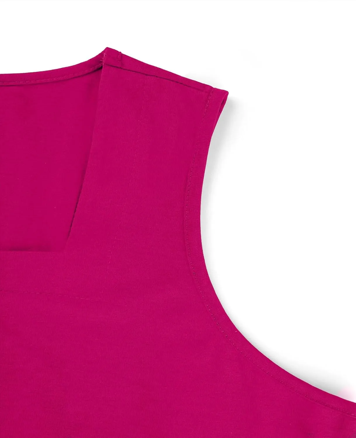 Plus Size Tank Tops for Women Loose Fit Dressy Sleeveless Square Neck Pleated Flowy Tunic Shirt Blouse 2025