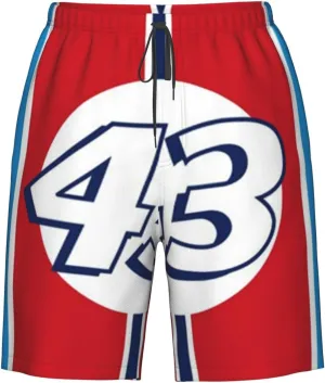Richard-Petty-Car-43 Men's Swim Trunks Board Shorts Outdoor Beach Surfing