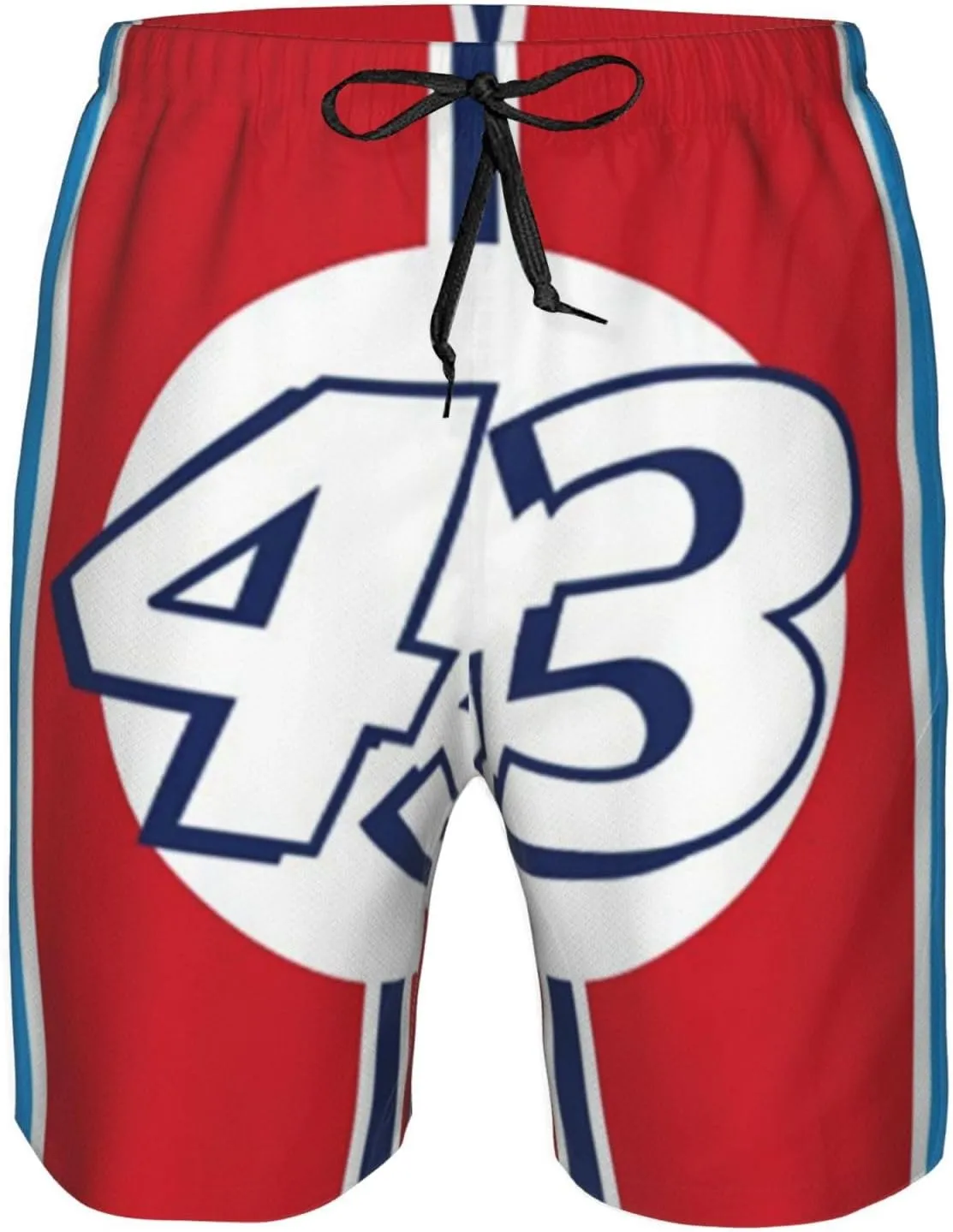 Richard-Petty-Car-43 Men's Swim Trunks Board Shorts Outdoor Beach Surfing