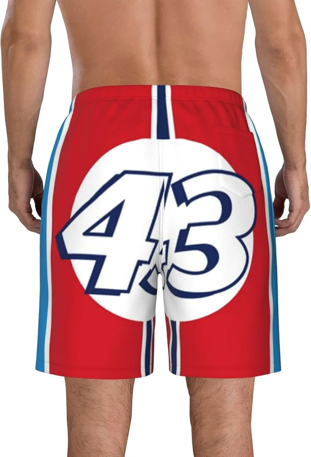 Richard-Petty-Car-43 Men's Swim Trunks Board Shorts Outdoor Beach Surfing