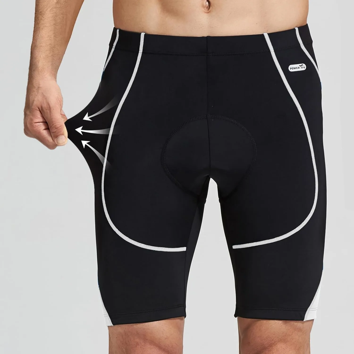 Santic Men's Cycling Shorts Padded Bicycle Riding Pants Bike Biking Clothes Cycle Wear Tights