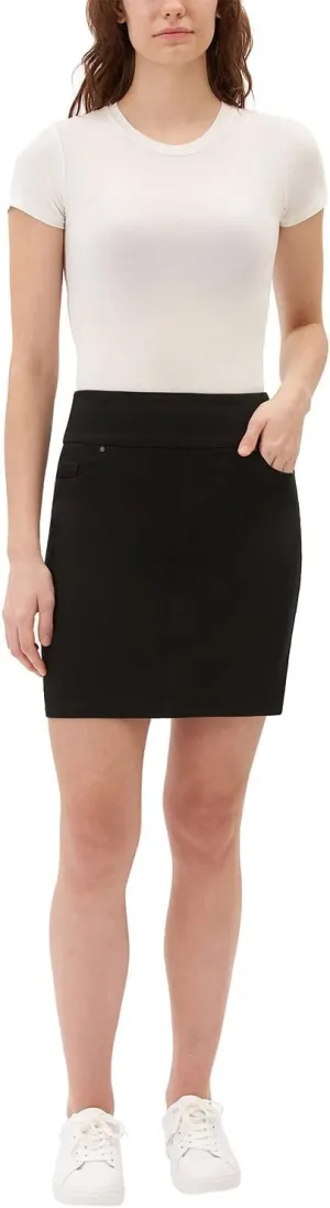 S.C. Womens Denim Skort, XX-Large, Black