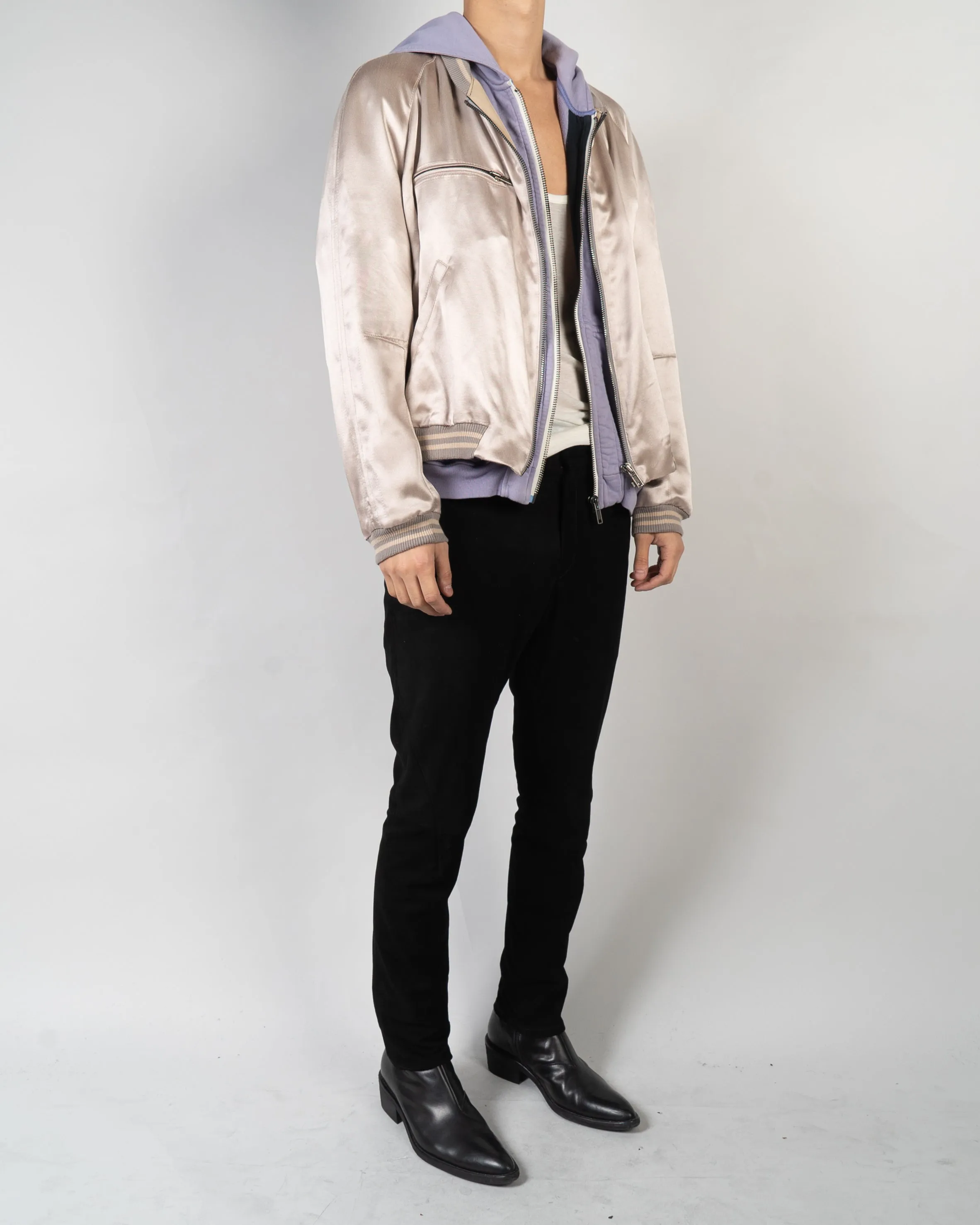 SS15 Nude Amorpha Silk Bomber