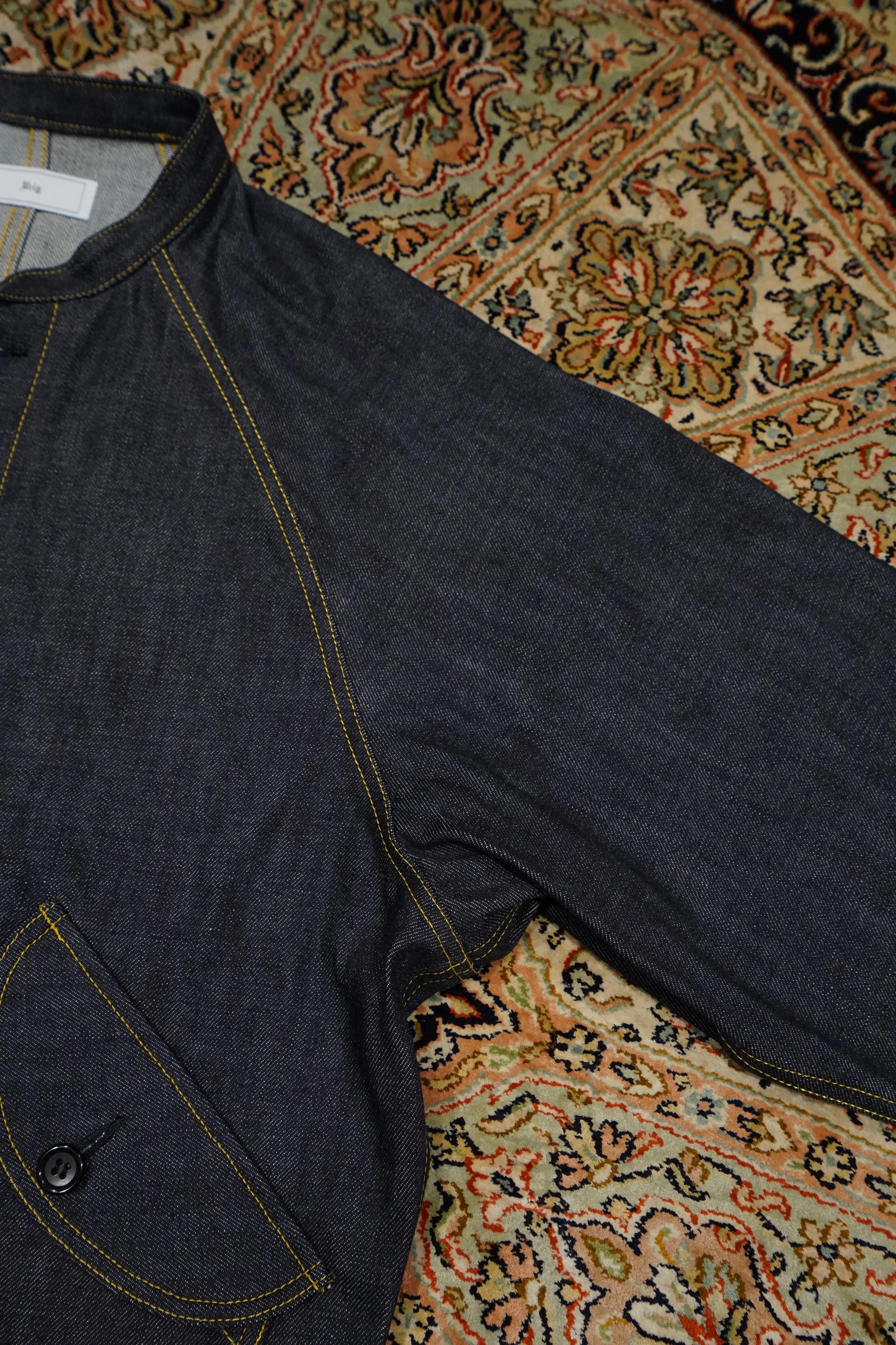 STITCH DENIM JACKET (YELLOW STITCH)